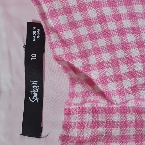 Sportsgirl Dresses Linen Blend Cute Pink Dress From Sportsgirl Size